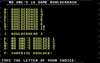 Boulder Dash 16 Compilation