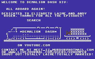 Demalion Dash 14 All aboard again!