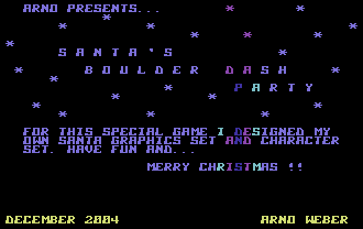 Santa's Boulder Dash Party